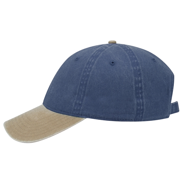 6 Panel Garment Washed Pigment Dyed Cotton Twill Cap - 6 Panel Garment Washed Pigment Dyed Cotton Twill Cap - Image 175 of 175