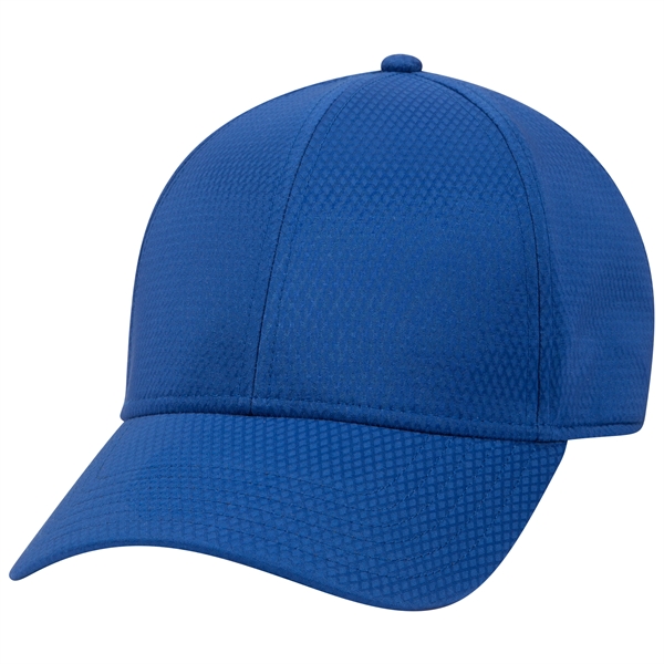 6 Panel UPF 50+ Cool Comfort Performance Diamond Knit Cap - 6 Panel UPF 50+ Cool Comfort Performance Diamond Knit Cap - Image 4 of 36