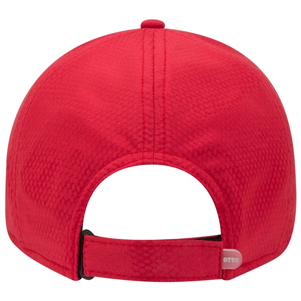 6 Panel UPF 50+ Cool Comfort Performance Diamond Knit Cap - 6 Panel UPF 50+ Cool Comfort Performance Diamond Knit Cap - Image 8 of 36