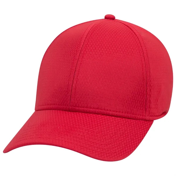 6 Panel UPF 50+ Cool Comfort Performance Diamond Knit Cap - 6 Panel UPF 50+ Cool Comfort Performance Diamond Knit Cap - Image 10 of 36