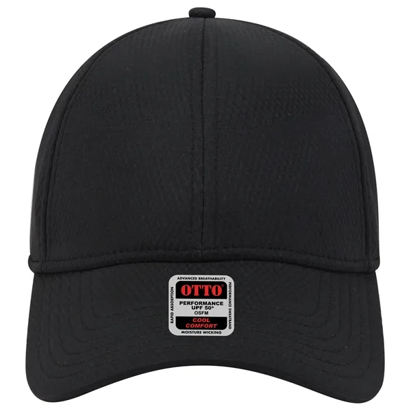 6 Panel UPF 50+ Cool Comfort Performance Diamond Knit Cap - 6 Panel UPF 50+ Cool Comfort Performance Diamond Knit Cap - Image 15 of 36