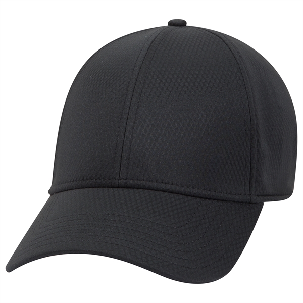 6 Panel UPF 50+ Cool Comfort Performance Diamond Knit Cap - 6 Panel UPF 50+ Cool Comfort Performance Diamond Knit Cap - Image 16 of 36