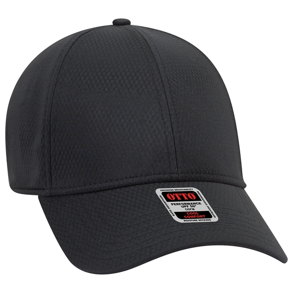6 Panel UPF 50+ Cool Comfort Performance Diamond Knit Cap - 6 Panel UPF 50+ Cool Comfort Performance Diamond Knit Cap - Image 13 of 36
