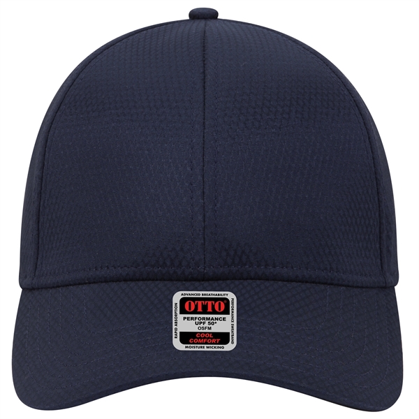6 Panel UPF 50+ Cool Comfort Performance Diamond Knit Cap - 6 Panel UPF 50+ Cool Comfort Performance Diamond Knit Cap - Image 21 of 36