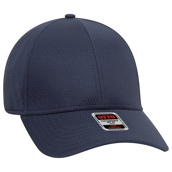 6 Panel UPF 50+ Cool Comfort Performance Diamond Knit Cap - 6 Panel UPF 50+ Cool Comfort Performance Diamond Knit Cap - Image 19 of 36