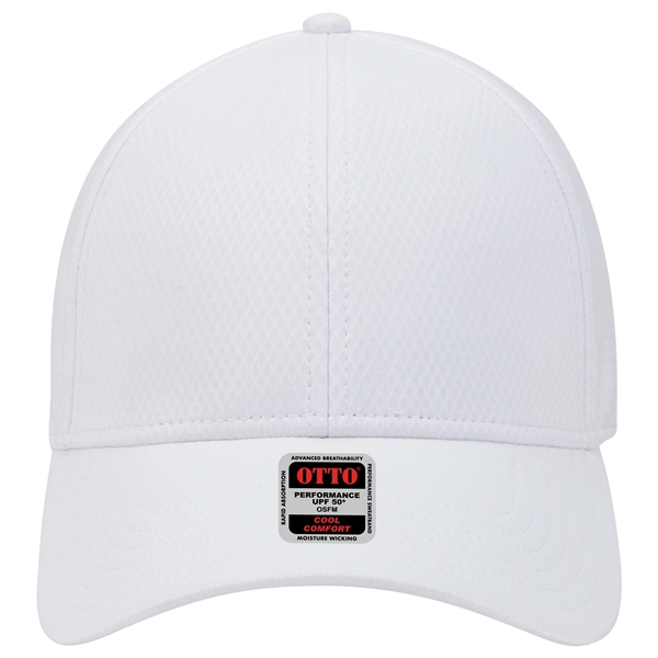 6 Panel UPF 50+ Cool Comfort Performance Diamond Knit Cap - 6 Panel UPF 50+ Cool Comfort Performance Diamond Knit Cap - Image 27 of 36