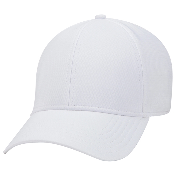 6 Panel UPF 50+ Cool Comfort Performance Diamond Knit Cap - 6 Panel UPF 50+ Cool Comfort Performance Diamond Knit Cap - Image 28 of 36