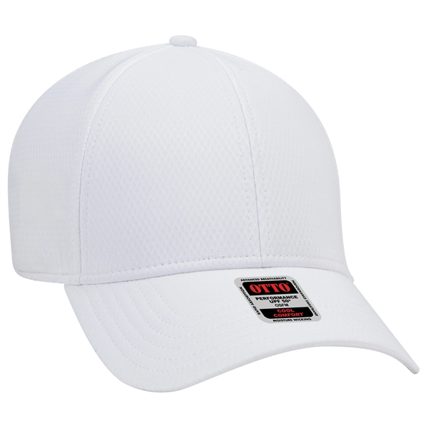 6 Panel UPF 50+ Cool Comfort Performance Diamond Knit Cap - 6 Panel UPF 50+ Cool Comfort Performance Diamond Knit Cap - Image 25 of 36