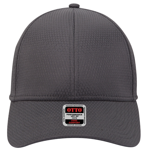 6 Panel UPF 50+ Cool Comfort Performance Diamond Knit Cap - 6 Panel UPF 50+ Cool Comfort Performance Diamond Knit Cap - Image 33 of 36