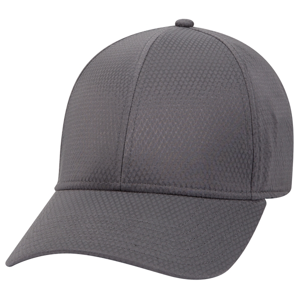 6 Panel UPF 50+ Cool Comfort Performance Diamond Knit Cap - 6 Panel UPF 50+ Cool Comfort Performance Diamond Knit Cap - Image 34 of 36
