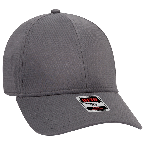 6 Panel UPF 50+ Cool Comfort Performance Diamond Knit Cap - 6 Panel UPF 50+ Cool Comfort Performance Diamond Knit Cap - Image 31 of 36