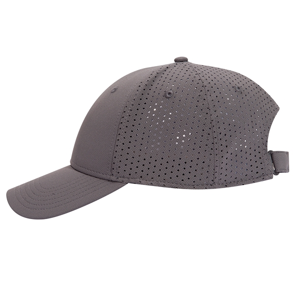 UPF 50+ Cool Comfort Knit Perforated Back 6 Panel Cap - UPF 50+ Cool Comfort Knit Perforated Back 6 Panel Cap - Image 30 of 32