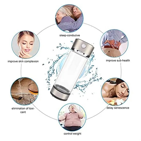 Electric Hydrogen Generator Office Water Bottle Ionizer Cup - Electric Hydrogen Generator Office Water Bottle Ionizer Cup - Image 12 of 14