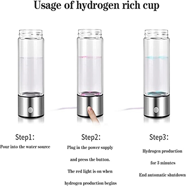 Electric Hydrogen Generator Office Water Bottle Ionizer Cup - Electric Hydrogen Generator Office Water Bottle Ionizer Cup - Image 13 of 14