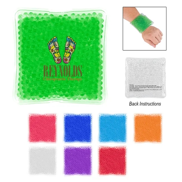 Square Gel Beads Hot/Cold Pack - Square Gel Beads Hot/Cold Pack - Image 0 of 26