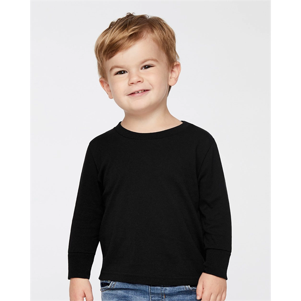 Rabbit Skins Toddler Cotton Jersey Long Sleeve Tee - Rabbit Skins Toddler Cotton Jersey Long Sleeve Tee - Image 0 of 33