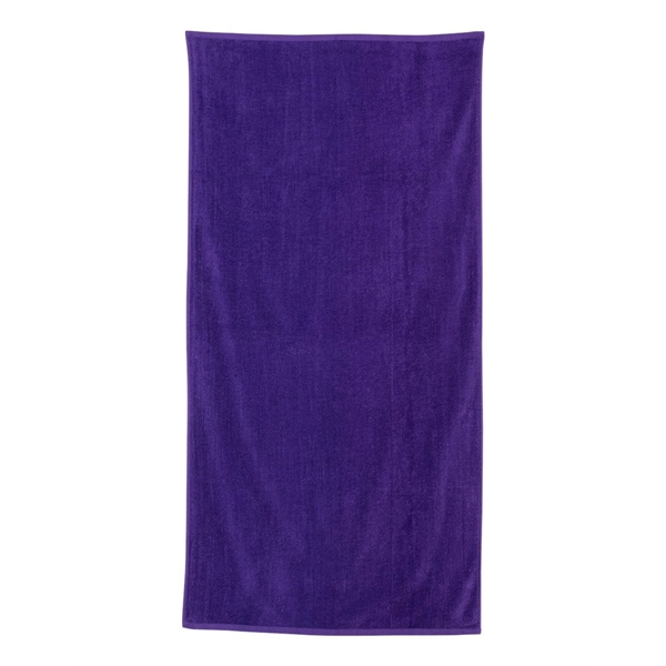 Q-Tees Velour Beach Towel
