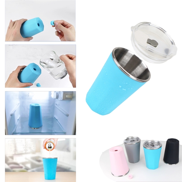 10OZ Stainless Steel Frozen Refrigerating Cup - 10OZ Stainless Steel Frozen Refrigerating Cup - Image 1 of 1