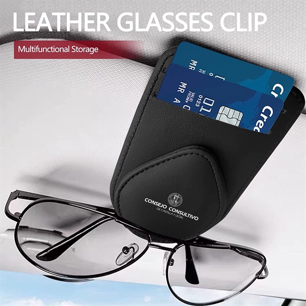 Sunglasses Holder for Car, Sun Visor Credit Card Cover - Sunglasses Holder for Car, Sun Visor Credit Card Cover - Image 0 of 11