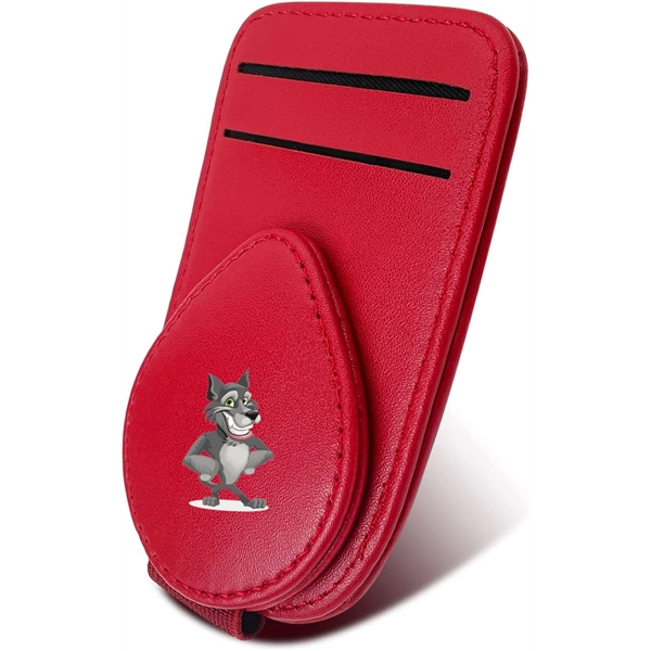 Sunglasses Holder for Car, Sun Visor Credit Card Cover - Sunglasses Holder for Car, Sun Visor Credit Card Cover - Image 3 of 11