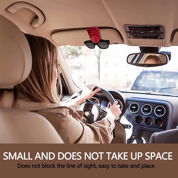 Sunglasses Holder for Car, Sun Visor Credit Card Cover - Sunglasses Holder for Car, Sun Visor Credit Card Cover - Image 9 of 11