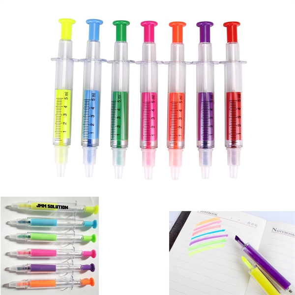 Syringe Ball Pens With Highlighter - Syringe Ball Pens With Highlighter - Image 0 of 0