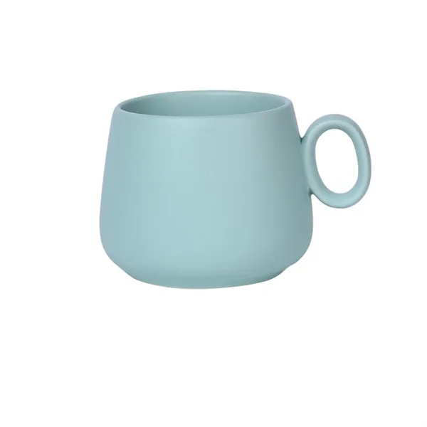 9.5 oz Ceramic Coffee Mugs with Handles - 9.5 oz Ceramic Coffee Mugs with Handles - Image 2 of 6