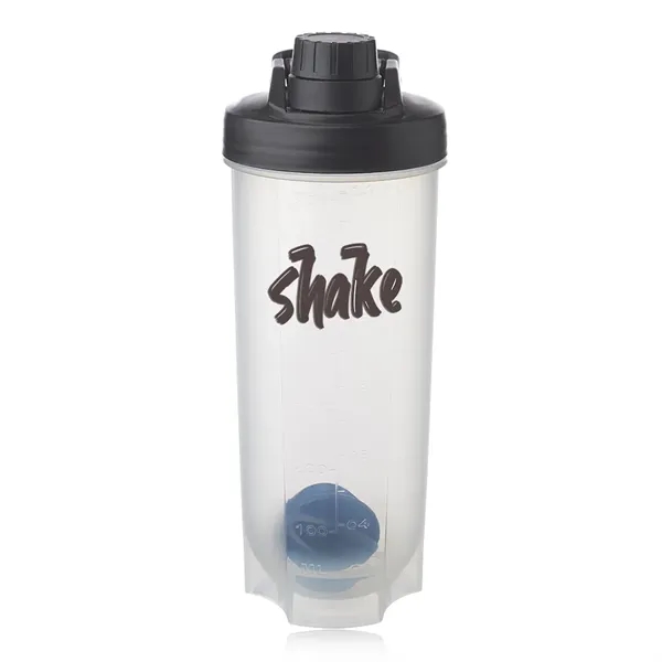24 oz. Plastic Shaker Bottle with Mixer - 24 oz. Plastic Shaker Bottle with Mixer - Image 5 of 7