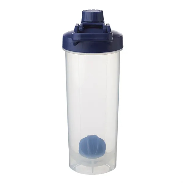 24 oz. Plastic Shaker Bottle with Mixer - 24 oz. Plastic Shaker Bottle with Mixer - Image 2 of 7
