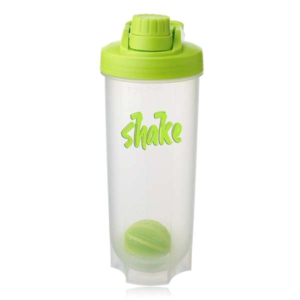 24 oz. Plastic Shaker Bottle with Mixer - 24 oz. Plastic Shaker Bottle with Mixer - Image 6 of 7