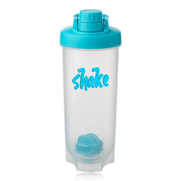 24 oz. Plastic Shaker Bottle with Mixer - 24 oz. Plastic Shaker Bottle with Mixer - Image 7 of 7