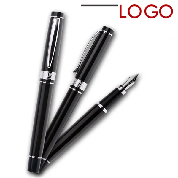 Black Fountain Pen Extra Fine Nib Classic - Black Fountain Pen Extra Fine Nib Classic - Image 1 of 3