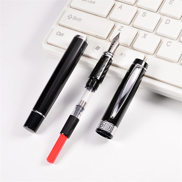 Black Fountain Pen Extra Fine Nib Classic - Black Fountain Pen Extra Fine Nib Classic - Image 2 of 3