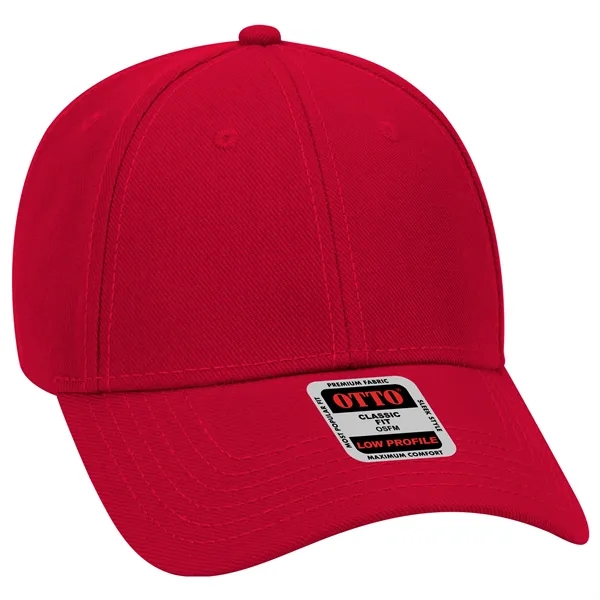 Wool Blend Twill Gray Undervisor 6 Panel Baseball Cap - Wool Blend Twill Gray Undervisor 6 Panel Baseball Cap - Image 7 of 36