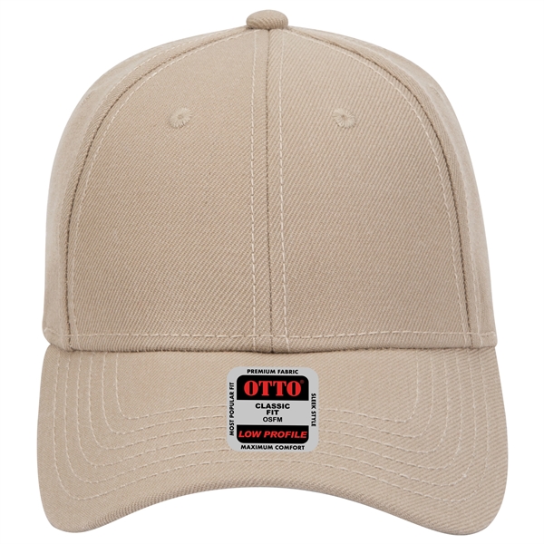 Wool Blend Twill Gray Undervisor 6 Panel Baseball Cap - Wool Blend Twill Gray Undervisor 6 Panel Baseball Cap - Image 33 of 36