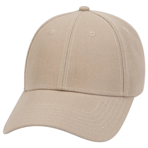 Wool Blend Twill Gray Undervisor 6 Panel Baseball Cap - Wool Blend Twill Gray Undervisor 6 Panel Baseball Cap - Image 34 of 36