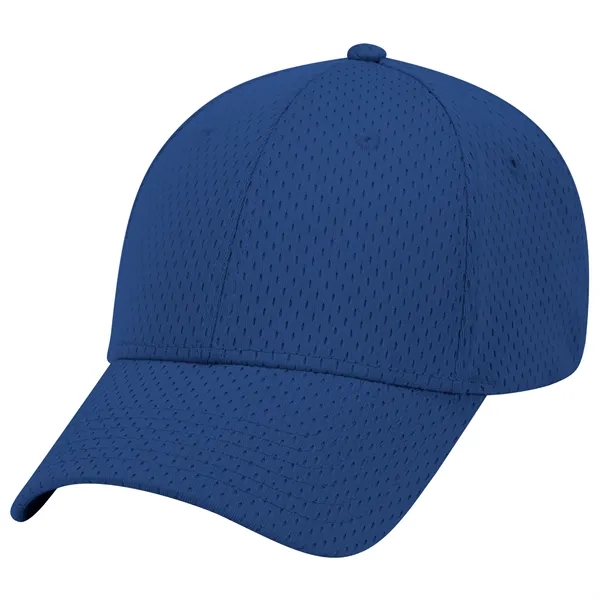 Polyester Pro Mesh Gray Undervisor 6 Panel Baseball Cap - Polyester Pro Mesh Gray Undervisor 6 Panel Baseball Cap - Image 4 of 112