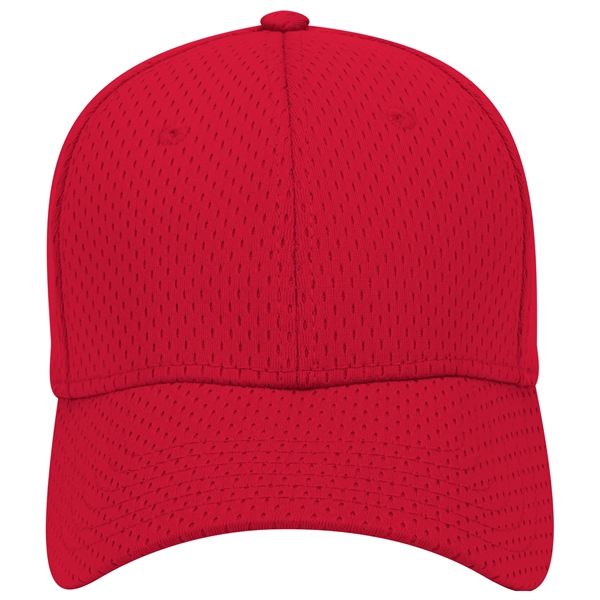 Polyester Pro Mesh Gray Undervisor 6 Panel Baseball Cap - Polyester Pro Mesh Gray Undervisor 6 Panel Baseball Cap - Image 9 of 112