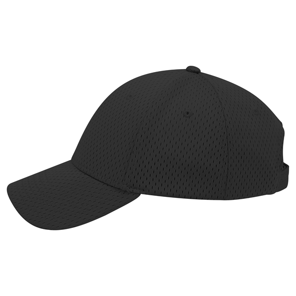 Polyester Pro Mesh Gray Undervisor 6 Panel Baseball Cap - Polyester Pro Mesh Gray Undervisor 6 Panel Baseball Cap - Image 17 of 112