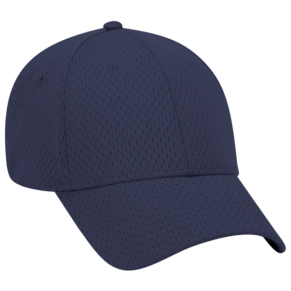 Polyester Pro Mesh Gray Undervisor 6 Panel Baseball Cap - Polyester Pro Mesh Gray Undervisor 6 Panel Baseball Cap - Image 19 of 112