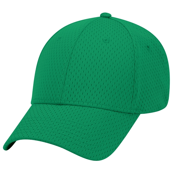Polyester Pro Mesh Gray Undervisor 6 Panel Baseball Cap - Polyester Pro Mesh Gray Undervisor 6 Panel Baseball Cap - Image 28 of 112