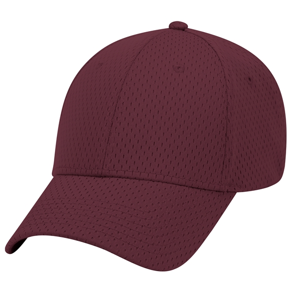 Polyester Pro Mesh Gray Undervisor 6 Panel Baseball Cap - Polyester Pro Mesh Gray Undervisor 6 Panel Baseball Cap - Image 34 of 112