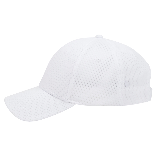Polyester Pro Mesh Gray Undervisor 6 Panel Baseball Cap - Polyester Pro Mesh Gray Undervisor 6 Panel Baseball Cap - Image 47 of 112
