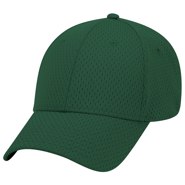 Polyester Pro Mesh Gray Undervisor 6 Panel Baseball Cap - Polyester Pro Mesh Gray Undervisor 6 Panel Baseball Cap - Image 52 of 112