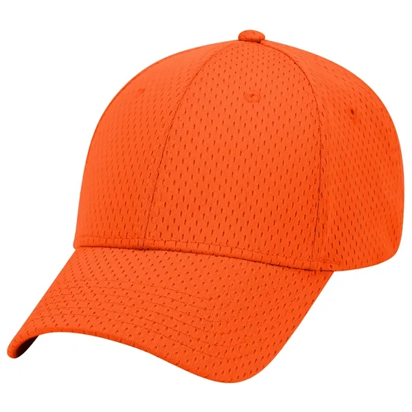 Polyester Pro Mesh Gray Undervisor 6 Panel Baseball Cap - Polyester Pro Mesh Gray Undervisor 6 Panel Baseball Cap - Image 64 of 112