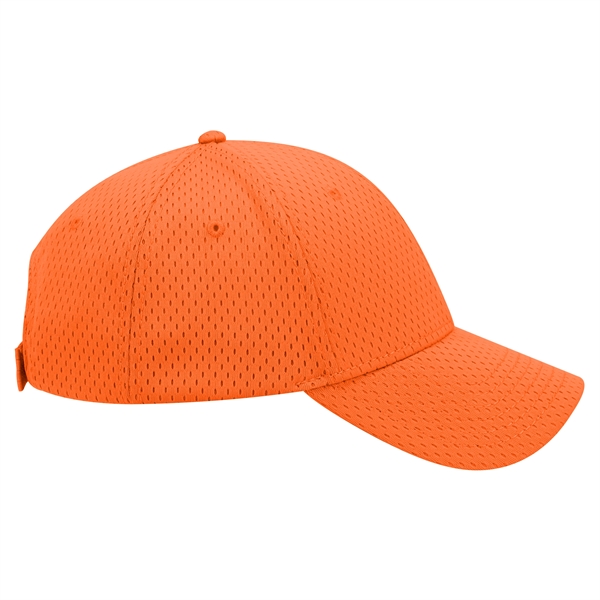 Polyester Pro Mesh Gray Undervisor 6 Panel Baseball Cap - Polyester Pro Mesh Gray Undervisor 6 Panel Baseball Cap - Image 66 of 112