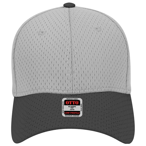 Polyester Pro Mesh Gray Undervisor 6 Panel Baseball Cap - Polyester Pro Mesh Gray Undervisor 6 Panel Baseball Cap - Image 75 of 112