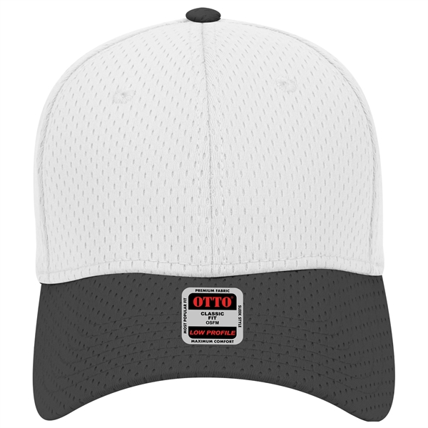 Polyester Pro Mesh Gray Undervisor 6 Panel Baseball Cap - Polyester Pro Mesh Gray Undervisor 6 Panel Baseball Cap - Image 81 of 112