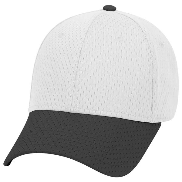 Polyester Pro Mesh Gray Undervisor 6 Panel Baseball Cap - Polyester Pro Mesh Gray Undervisor 6 Panel Baseball Cap - Image 82 of 112