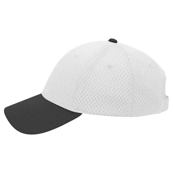 Polyester Pro Mesh Gray Undervisor 6 Panel Baseball Cap - Polyester Pro Mesh Gray Undervisor 6 Panel Baseball Cap - Image 83 of 112